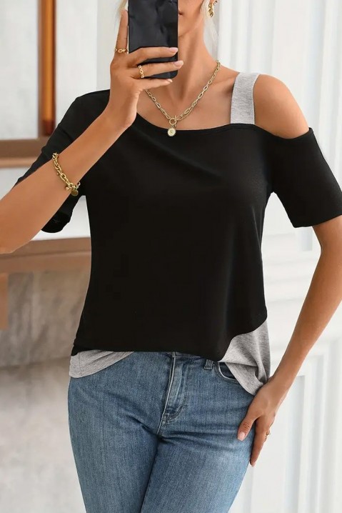 Женска блуза RINOLDEA GREY, Боја: црна, IVET.MK - Твојата онлајн продавница