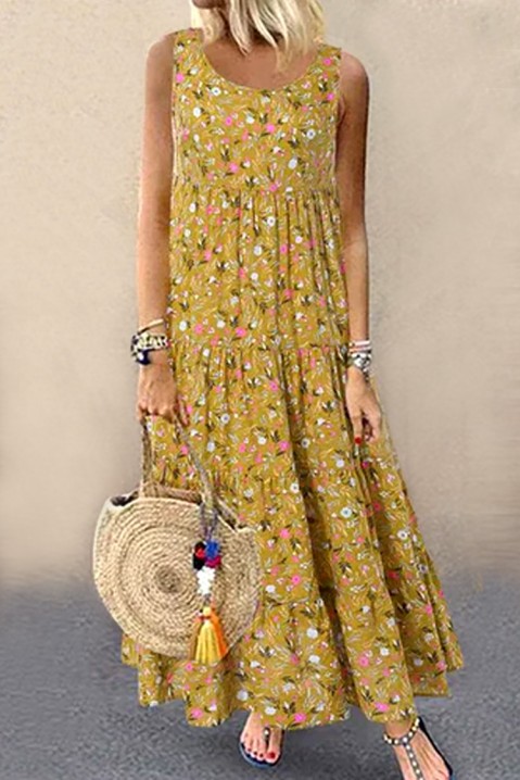 Фустан DERFOLMA YELLOW, Боја: повеќебојна, IVET.MK - Твојата онлајн продавница