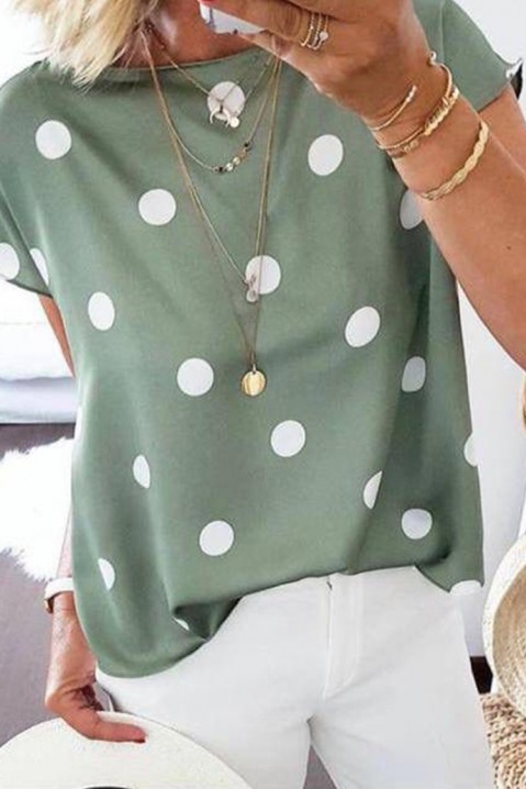 Женска блуза DERMOFA OLIVE, Боја: маслинесто зелена, IVET.MK - Твојата онлајн продавница