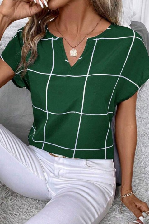 Женска блуза MOLDERPA GREEN, Боја: зелена, IVET.MK - Твојата онлајн продавница