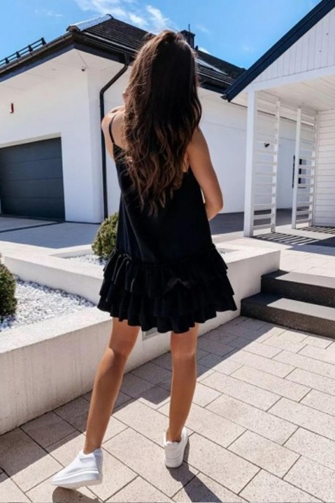 Фустан MERTOLFA BLACK, Боја: црна, IVET.MK - Твојата онлајн продавница
