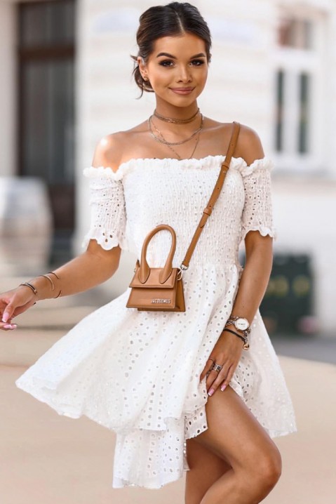 Фустан MELROSA, Боја: бела, IVET.MK - Твојата онлајн продавница