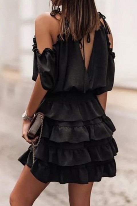 Фустан BELINDOFA BLACK, Боја: црна, IVET.MK - Твојата онлајн продавница
