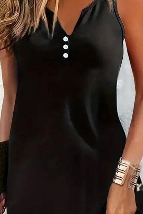 Фустан LIRDELFA, Боја: црна, IVET.MK - Твојата онлајн продавница