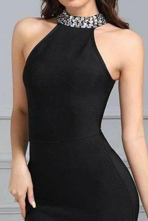 Фустан TROIMEZA, Боја: црна, IVET.MK - Твојата онлајн продавница