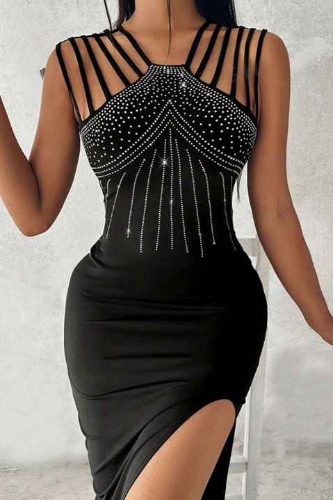 Фустан FIOPELDA, Боја: црна, IVET.MK - Твојата онлајн продавница