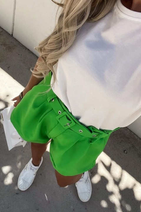 Кратки панталонки JAVANHA GREEN, Боја: зелена, IVET.MK - Твојата онлајн продавница