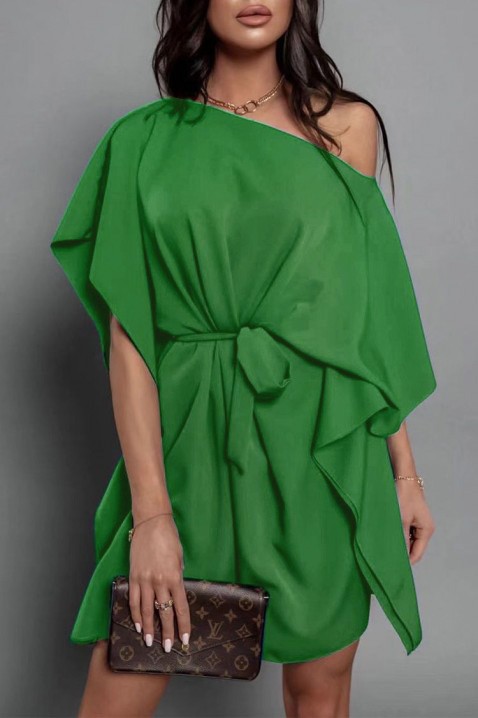 Фустан LARIONA GREEN, Боја: зелена, IVET.MK - Твојата онлајн продавница