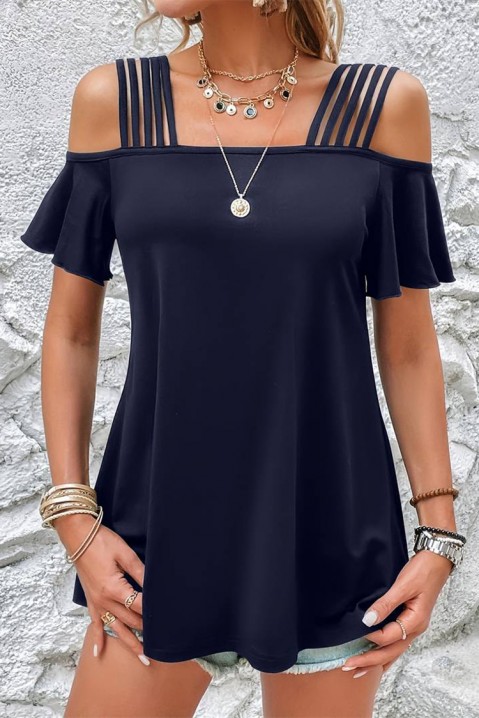 Женска блуза SOLMEFA, Боја: темносина, IVET.MK - Твојата онлајн продавница
