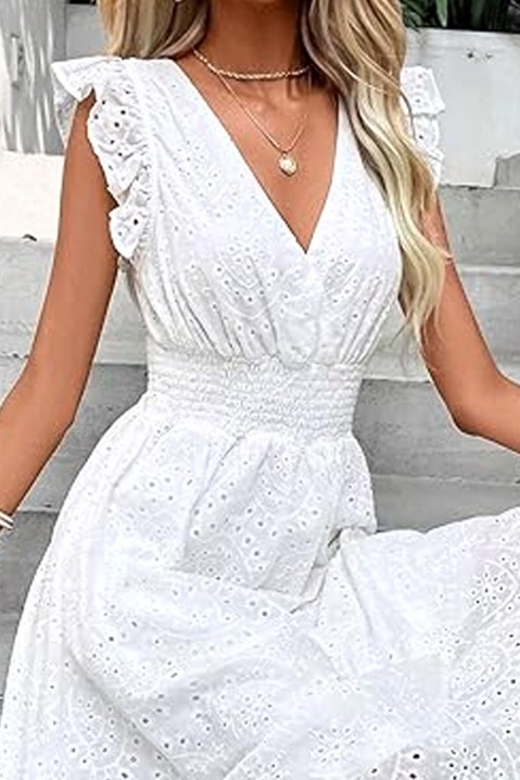 Фустан FODEALSA, Боја: бела, IVET.MK - Твојата онлајн продавница