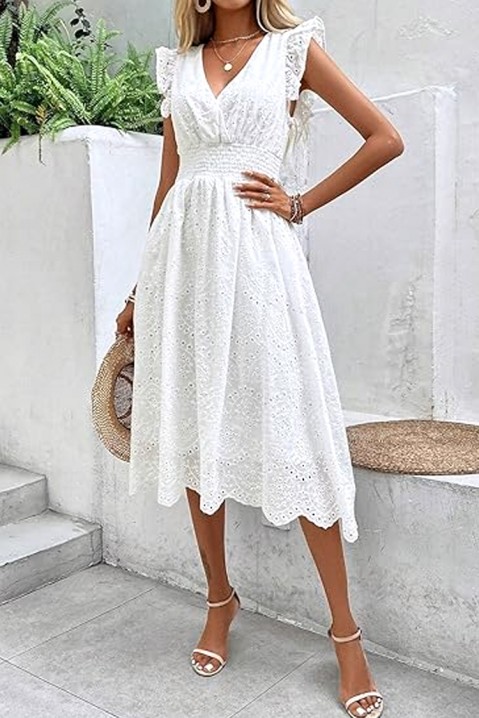 Фустан FODEALSA, Боја: бела, IVET.MK - Твојата онлајн продавница