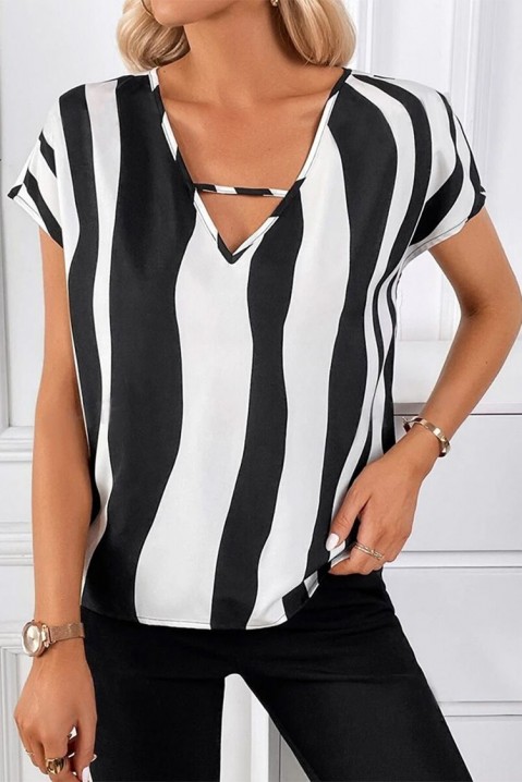 Женска блуза FRENZA, Боја: црна и бела, IVET.MK - Твојата онлајн продавница