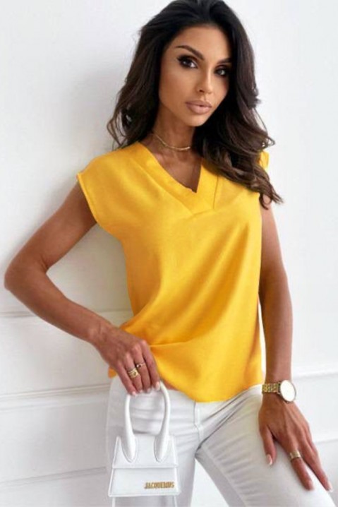 Женска блуза DRILONDA YELLOW, Боја: жолта, IVET.MK - Твојата онлајн продавница