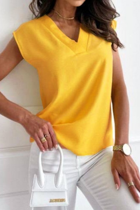 Женска блуза DRILONDA YELLOW, Боја: жолта, IVET.MK - Твојата онлајн продавница