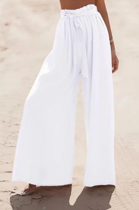 Панталони ROSINITA WHITE, Боја: бела, IVET.MK - Твојата онлајн продавница