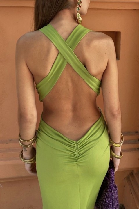 Фустан LONFELA GREEN, Боја: зелена, IVET.MK - Твојата онлајн продавница