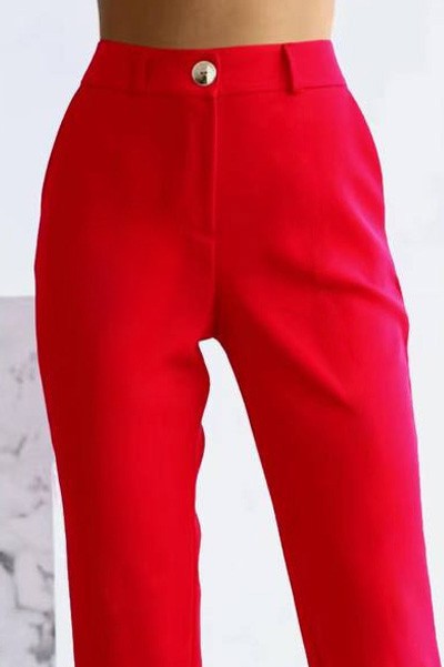 Панталони RENTIDA RED, Боја: црвена, IVET.MK - Твојата онлајн продавница