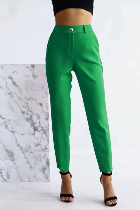 Панталони RENTIDA GREEN, Боја: зелена, IVET.MK - Твојата онлајн продавница