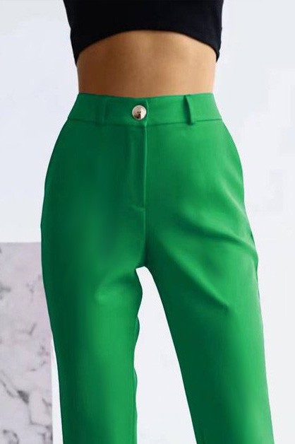 Панталони RENTIDA GREEN, Боја: зелена, IVET.MK - Твојата онлајн продавница