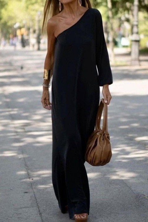 Фустан MROLDEFA BLACK, Боја: црна, IVET.MK - Твојата онлајн продавница
