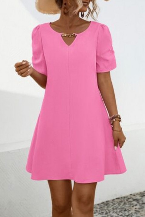 Фустан ROZELMA, Боја: розова, IVET.MK - Твојата онлајн продавница