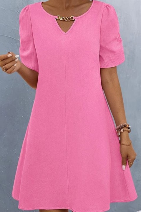 Фустан ROZELMA, Боја: розова, IVET.MK - Твојата онлајн продавница