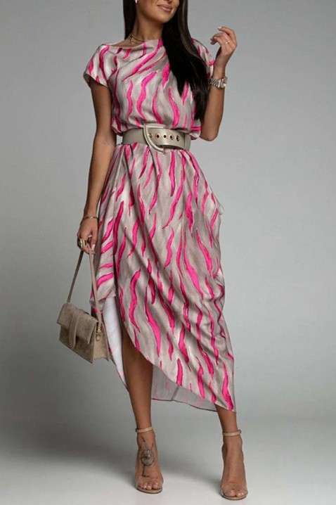 Фустан MILENTIFA FUCHSIA, Боја: фуксија, IVET.MK - Твојата онлајн продавница