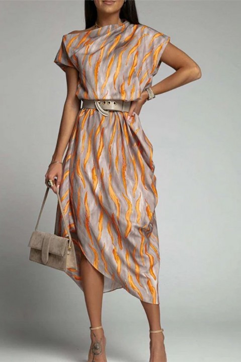 Фустан MILENTIFA ORANGE, Боја: портокалова, IVET.MK - Твојата онлајн продавница