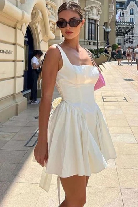 Фустан TOIMELFA WHITE, Боја: бела, IVET.MK - Твојата онлајн продавница