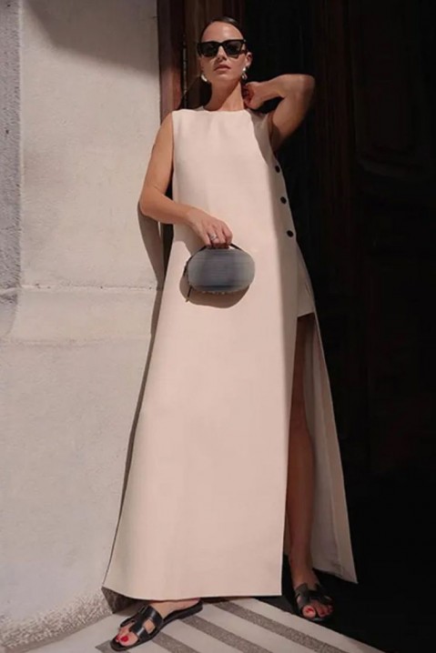 Фустан DOLINDA, Боја: екру, IVET.MK - Твојата онлајн продавница
