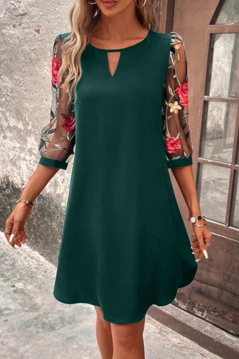 Фустан GRIMELFA, Боја: зелена, IVET.MK - Твојата онлајн продавница