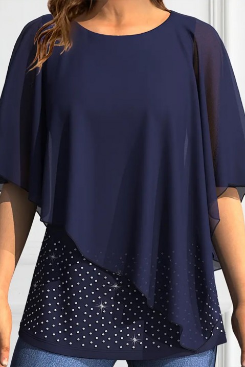Женска блуза DROMILGA, Боја: темносина, IVET.MK - Твојата онлајн продавница