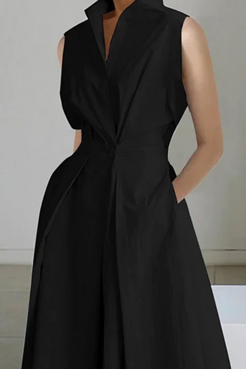 Фустан VENIOFA BLACK, Боја: црна, IVET.MK - Твојата онлајн продавница