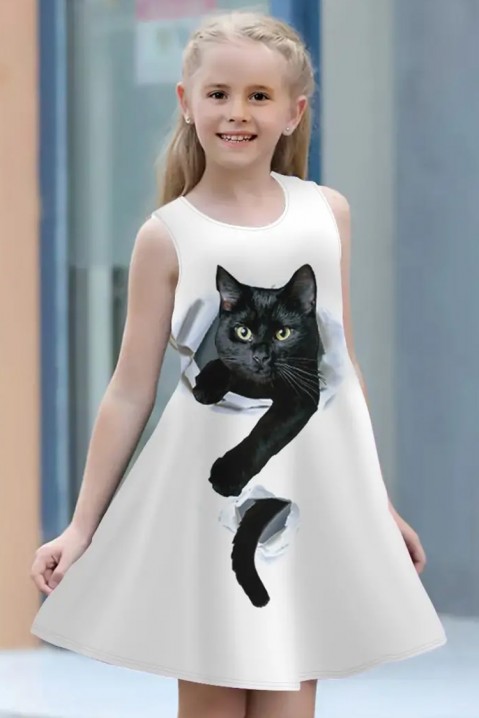 Детски фустан RIMELDI, Боја: бела, IVET.MK - Твојата онлајн продавница