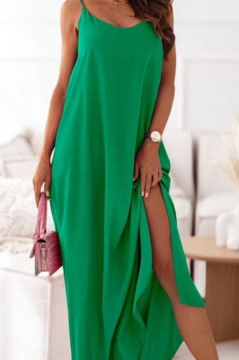 Фустан BESILFA GREEN, Боја: зелена, IVET.MK - Твојата онлајн продавница