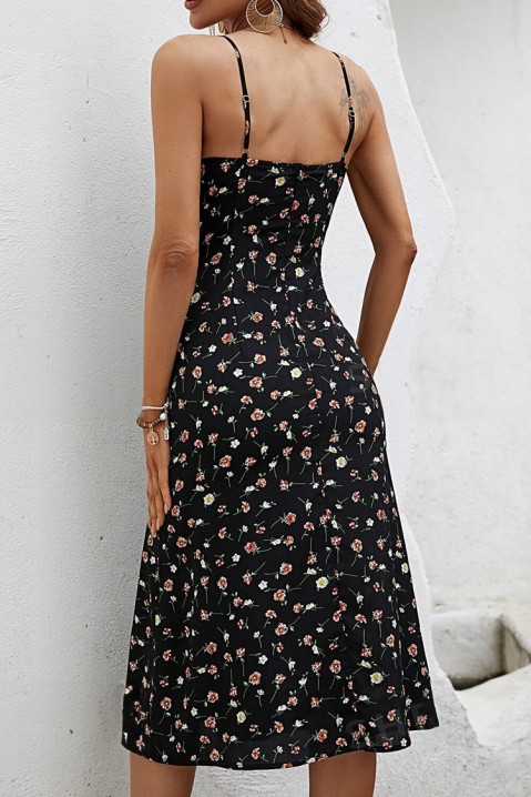 Фустан FROMELHA, Боја: црна, IVET.MK - Твојата онлајн продавница