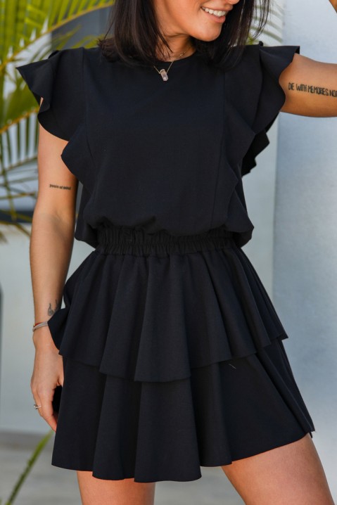 Фустан TIOMEGA BLACK, Боја: црна, IVET.MK - Твојата онлајн продавница