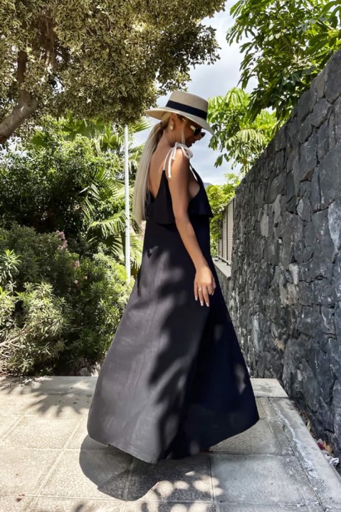 Фустан GRINOLSA BLACK, Боја: црна, IVET.MK - Твојата онлајн продавница