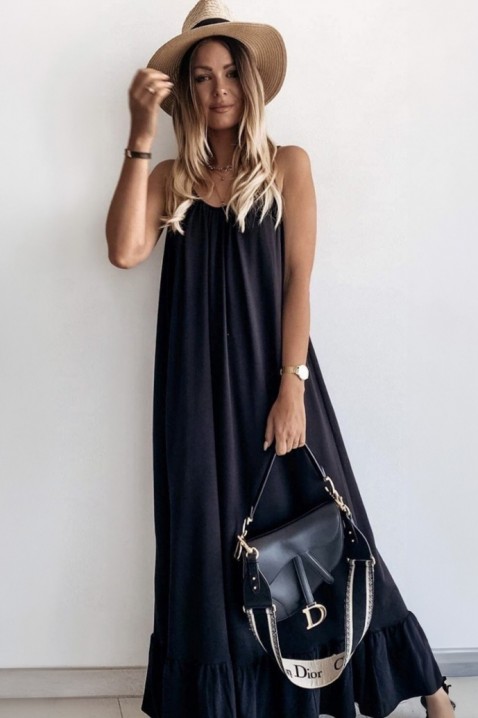 Фустан MIOLESA BLACK, Боја: црна, IVET.MK - Твојата онлајн продавница