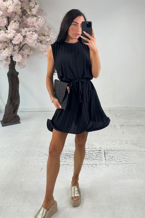 Фустан HELDORFA BLACK, Боја: црна, IVET.MK - Твојата онлајн продавница