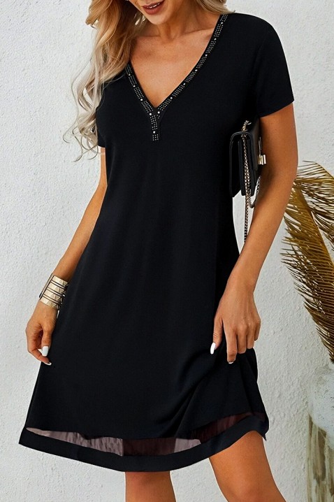 Фустан DERMILFA, Боја: црна, IVET.MK - Твојата онлајн продавница