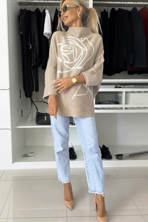 Џемпер VANESA BEIGE, Боја: беж, IVET.MK - Твојата онлајн продавница