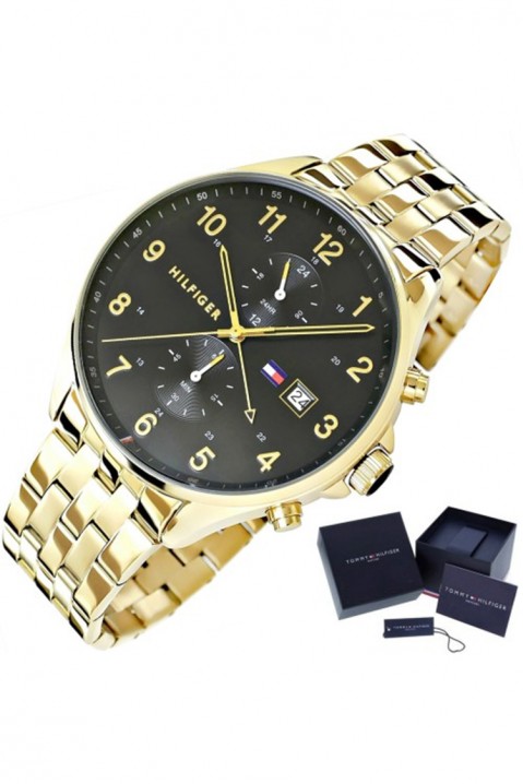Машки часовник Tommy Hilfiger West 1791708, Боја: златна , IVET.MK - Твојата онлајн продавница