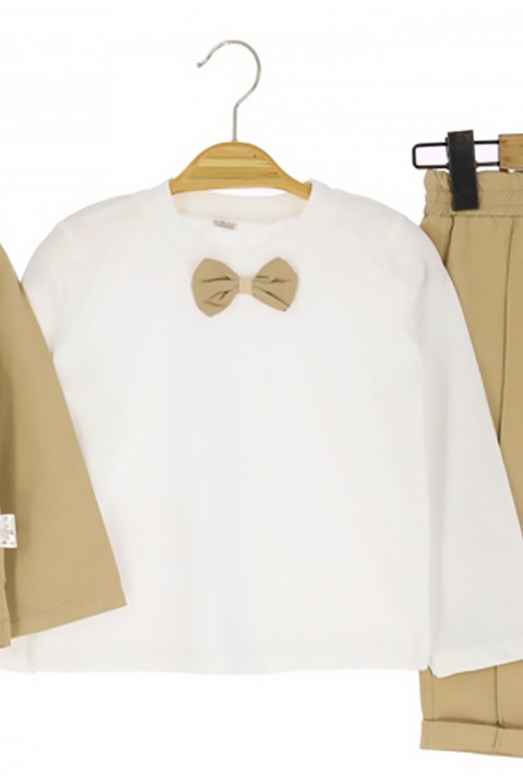 Детски комплет FORMELDI BEIGE, Боја: беж, IVET.MK - Твојата онлајн продавница