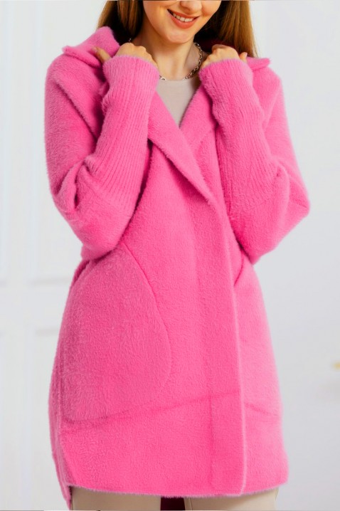 Капут LIORA PINK, Боја: розова, IVET.MK - Твојата онлајн продавница