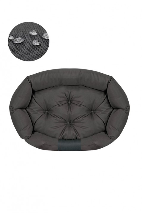 Луксузен кревет CARZO BLACK 115 cm X 95 cm, Боја: црна, IVET.MK - Твојата онлајн продавница