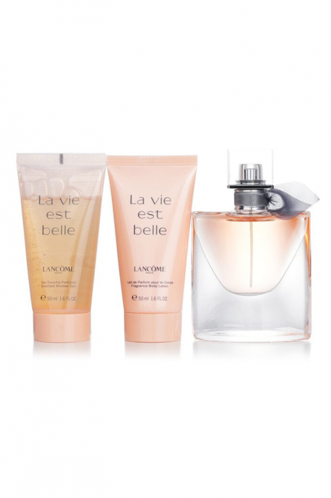 Женски комплет Lancome La Vie Est Belle EDP 50 ml + Shower Gel 50 ml + Body Lotion 50 mlIVET.MK - Твојата онлајн продавница
