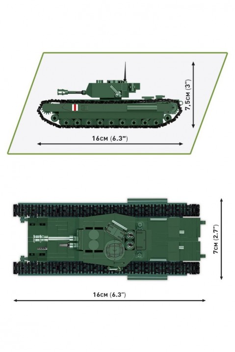 Конструктор Cobi тенк Abrams 643 деловиIVET.MK - Твојата онлајн продавница