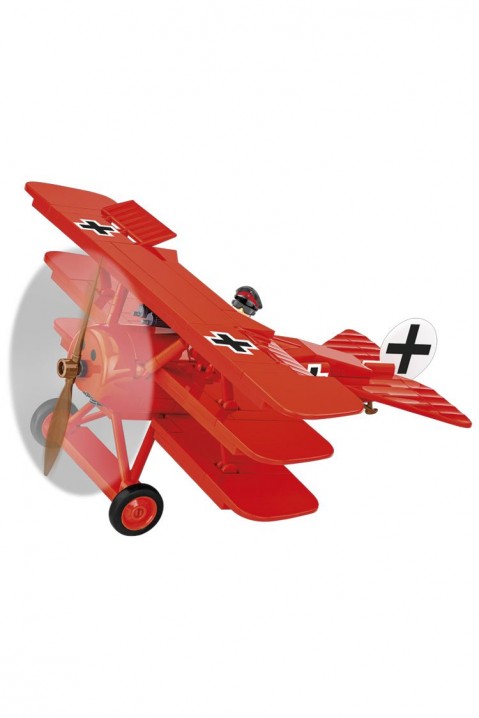 Конструктор COBI авион Fokker Dr.1 Red Baron - 221 деловиIVET.MK - Твојата онлајн продавница