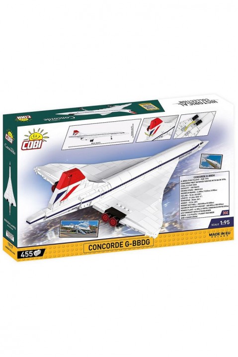 Конструктор Cobi авион Конкорд G-BBDG - 455 деловиIVET.MK - Твојата онлајн продавница